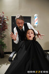 Jane Wilde et le coiffeur à la grosse bite
