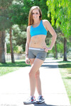 Brina la jeune fille sportive