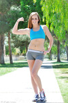 Brina la jeune fille sportive