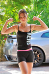 Veronika la jeune fille sportive