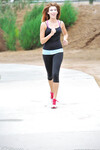 Hannah, la fille amateur sportive