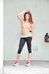 Hannah, la fille amateur sportive