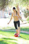 Megan Salinas, la footballeuse aux gros seins