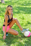 Averie, la fille sexy du footballeur