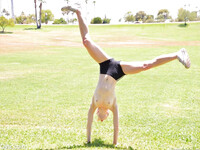 Kenzi la jeune fille sportive