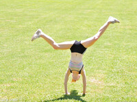 Kenzi la jeune fille sportive