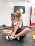 Dylan Moore la jeune fille en forme