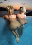 Aleska Diamond - Lesbienne dans la piscine